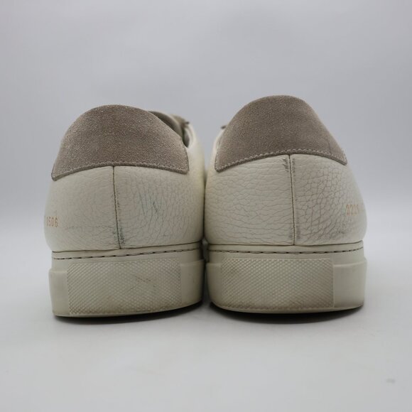 Common Projects Bball Low Grey White Suede Leather Men's EU 47 Made In Italy - Picture 5 of 10